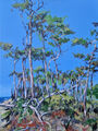 Bäume am Weststrand, Gemälde Nr. 6605